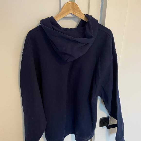 Navy bleu Trasher hoodie - Picture 2 of 3